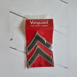 USMC Private First Class Service Bravo Chevrons (Pack of 2 Patches)